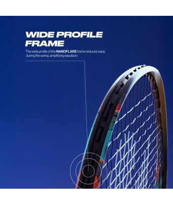 Yonex Nanoflare 700 Game (Silver/Sky Blue) 2024 rembourrage situé sous