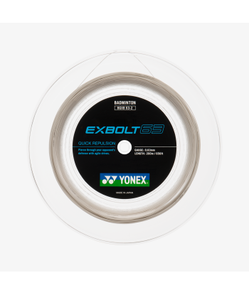 Yonex Exbolt 63 200m Badminton String (Light Pink) Le MVP de beaucoup