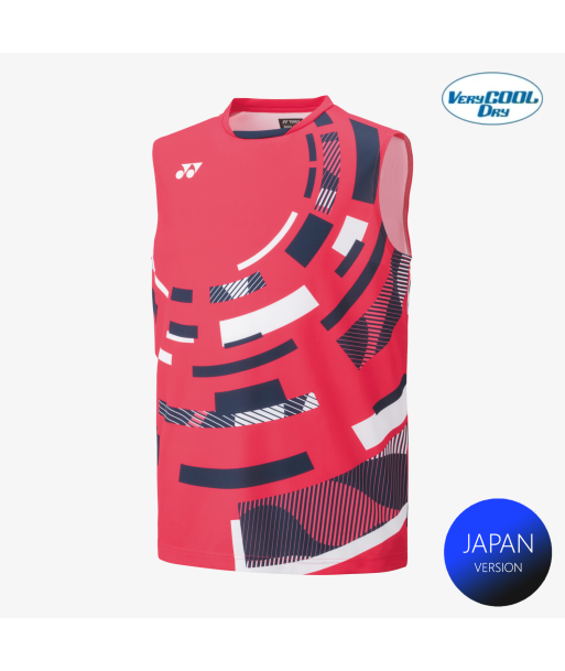 Yonex Men's Sleeveless Game Shirts 10579 (Geranium Pink) Comment ça marche