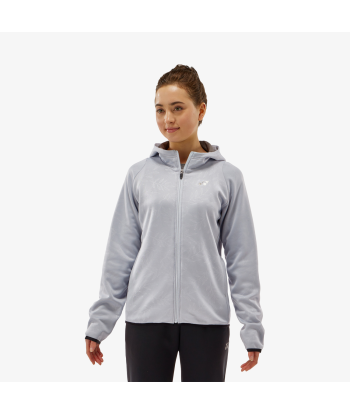 Yonex Women's Knitted Warm-Up Hoodie 58112 (Silver Gray) de France