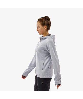 Yonex Women's Knitted Warm-Up Hoodie 58112 (Silver Gray) de France