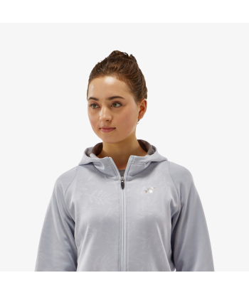 Yonex Women's Knitted Warm-Up Hoodie 58112 (Silver Gray) de France