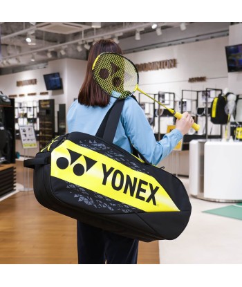 Yonex 92226 (Lightning Yellow) Pro Badminton Tennis Racket 6pk Bag pas cher