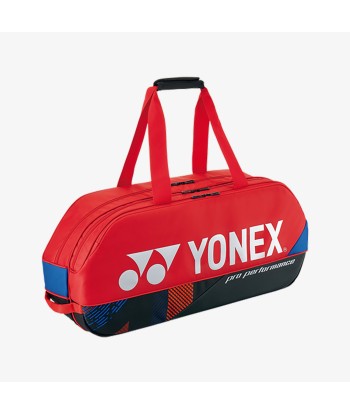 Yonex BAG92431WSC (Scarlet) 6pk Pro Tournament Badminton Tennis Racket Bag le concept de la Pate a emporter 