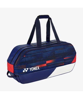 Yonex BAG31PALDWNR (White / Navy / Red) 6pk Limited Pro Tournament Badminton Tennis Racket Bag basket pas cher