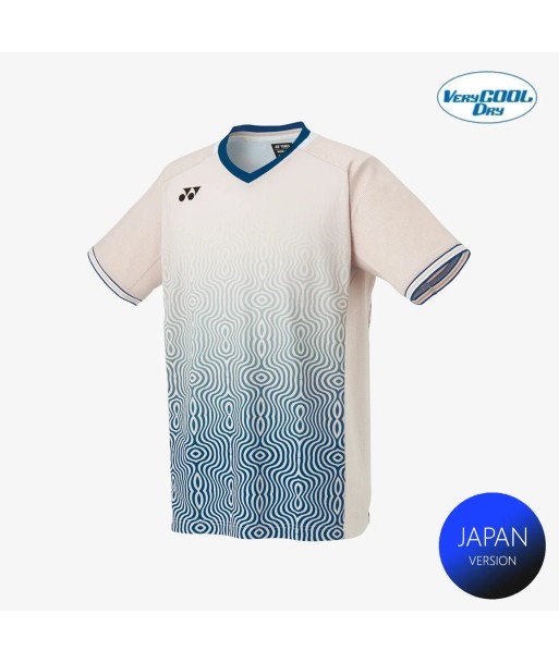 Yonex Men's Crew Neck Tournament Shirt 10567OM (Oatmeal) votre