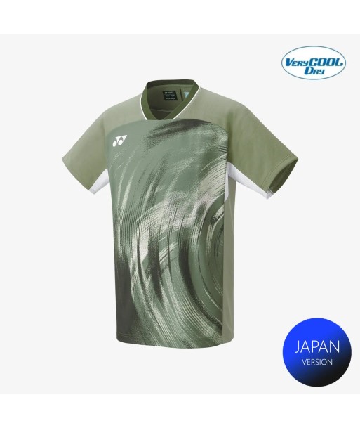 Yonex Men's Crew Neck Tournament Shirt 10568LOL (Light Olive) livraison gratuite