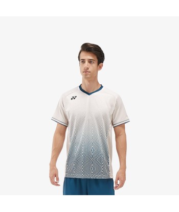 Yonex Men's Crew Neck Tournament Shirt 10567OM (Oatmeal) votre