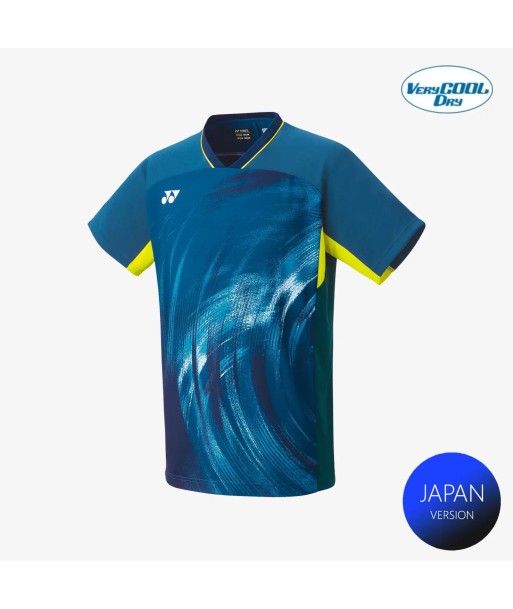 Yonex Men's Crew Neck Tournament Shirt 10568NSK (Night Sky) est présent 