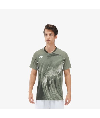 Yonex Men's Crew Neck Tournament Shirt 10568LOL (Light Olive) livraison gratuite