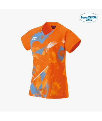 Yonex Women's Crew Neck Tournament Shirt 20771BOR (Bright Orange) livraison gratuite