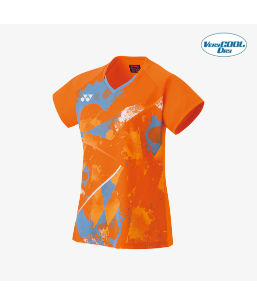 Yonex Women's Crew Neck Tournament Shirt 20771BOR (Bright Orange) livraison gratuite