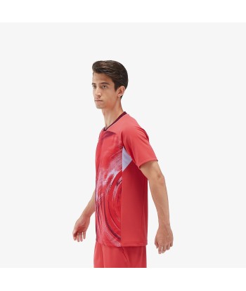 Yonex Men's Crew Neck Tournament Shirt 10568PR (Pearl Red) offre 