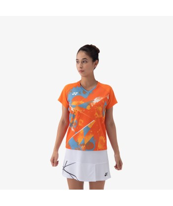 Yonex Women's Crew Neck Tournament Shirt 20771BOR (Bright Orange) livraison gratuite