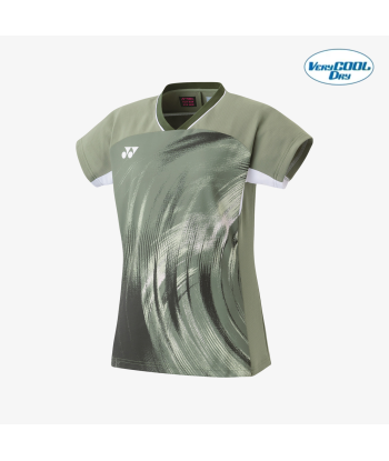 Yonex Women's Crew Neck Tournament Shirt 20769LOL (Light Olive) Toutes les collections ici