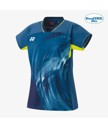 Yonex Women's Crew Neck Tournament Shirt 20769NSK (Night Sky) pas cheres