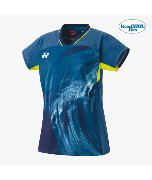 Yonex Women's Crew Neck Tournament Shirt 20769NSK (Night Sky) pas cheres