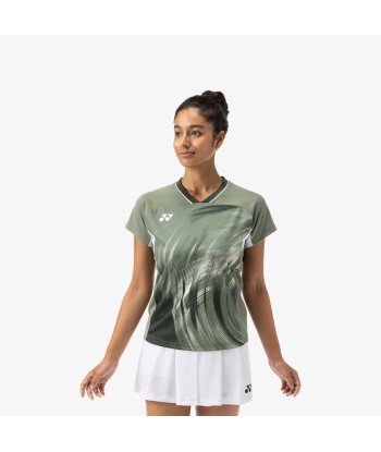 Yonex Women's Crew Neck Tournament Shirt 20769LOL (Light Olive) Toutes les collections ici