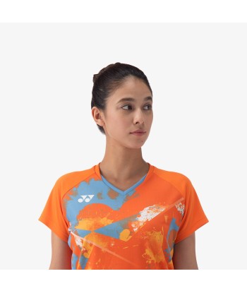 Yonex Women's Crew Neck Tournament Shirt 20771BOR (Bright Orange) livraison gratuite