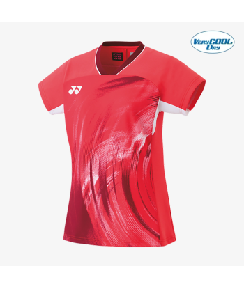 Yonex Women's Crew Neck Tournament Shirt 20769PR (Pearl Red) online