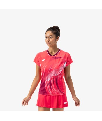 Yonex Women's Crew Neck Tournament Shirt 20769PR (Pearl Red) online