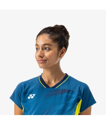 Yonex Women's Crew Neck Tournament Shirt 20769NSK (Night Sky) pas cheres