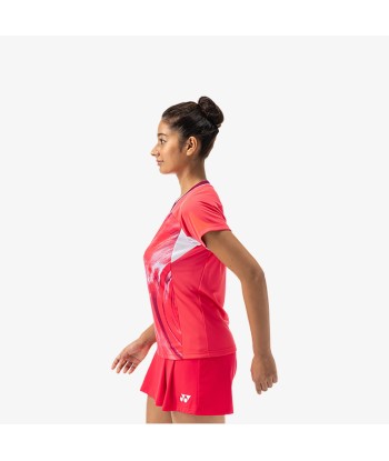 Yonex Women's Crew Neck Tournament Shirt 20769PR (Pearl Red) online