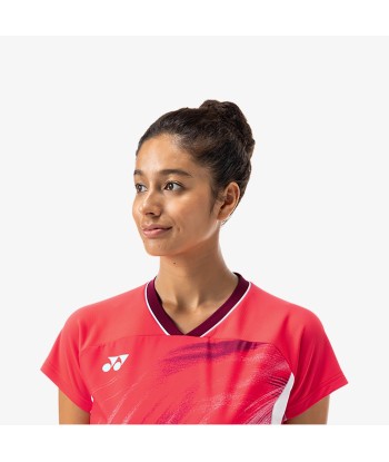 Yonex Women's Crew Neck Tournament Shirt 20769PR (Pearl Red) online