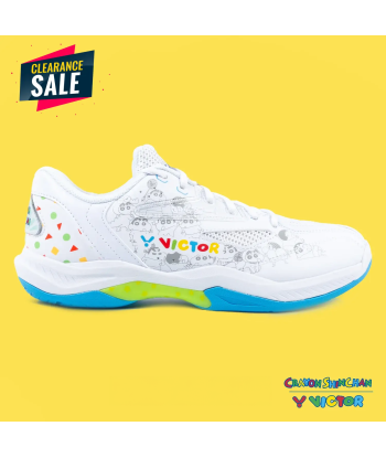 Victor x Crayon Shin Chan Court Shoes A39CS A (Bright White) de votre