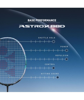 Yonex Astrox 88 Play (Silver/Black) Pre-Strung 2024 Faites des économies