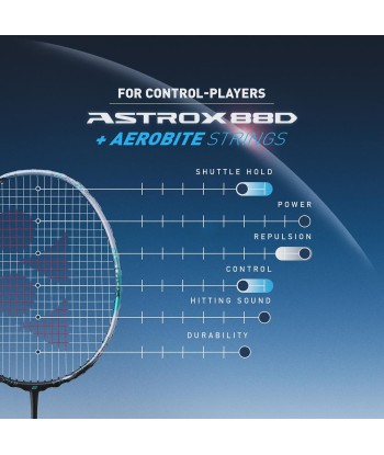 Yonex Astrox 88 Play (Silver/Black) Pre-Strung 2024 Faites des économies