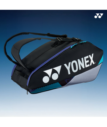 Yonex BAG92426BKS (Black/Silver) 6pk Pro Badminton Tennis Racket Bag Livraison rapide