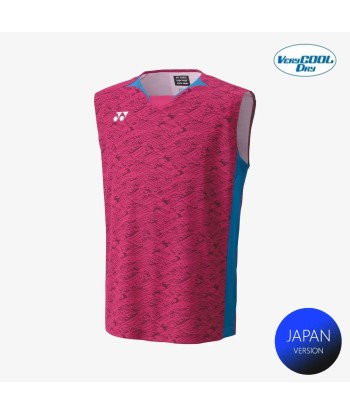 Yonex Men's Very Cool Dry Sleeveless Tournament Shirts 10614 (Grape) Faites des économies