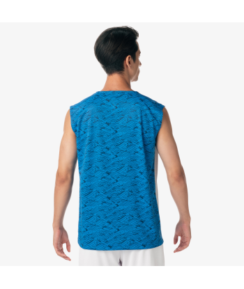 Yonex Men's Very Cool Dry Sleeveless Tournament Shirts 10614 (Blue) Fin de série