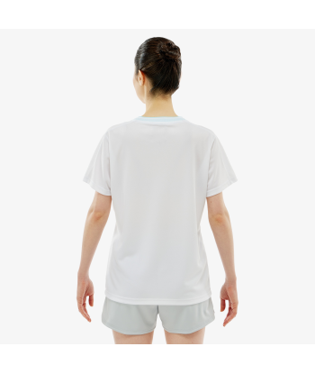 Yonex Women's Crew Neck Tournament Shirts 20814 (White) en linge