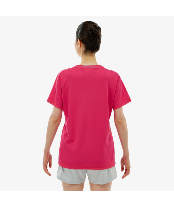 Yonex Women's Crew Neck Tournament Shirts 20814 (Bright Pink) en stock