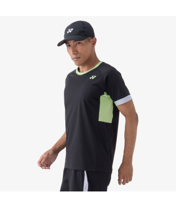 Yonex Men's Crew Neck Shirt 10563 (Black) Profitez des Offres !