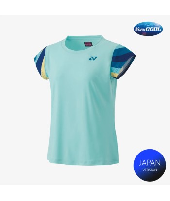 Yonex Women's Crew Neck Shirt 20754 (Cyan) à prix réduit toute l'année