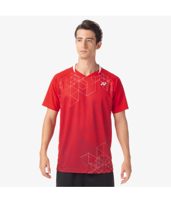 Yonex Men's Crew Neck Shirt 10602 (Sunset Red) Dans la société mordern