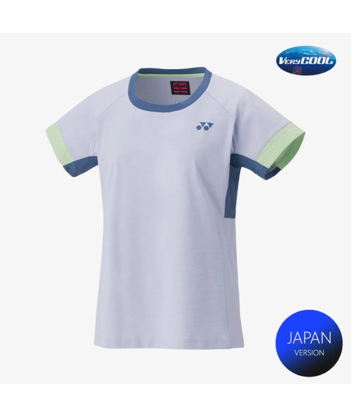 Yonex Women's Crew Neck Shirt 20770 (Mist Blue) Les êtres humains sont 