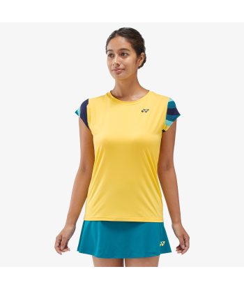 Yonex Women's Crew Neck Shirt 20754 (Soft Yellow) les ctes