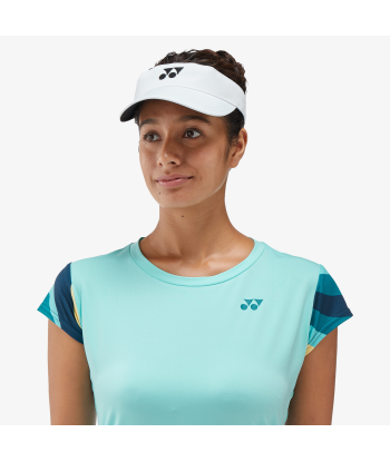 Yonex Women's Crew Neck Shirt 20754 (Cyan) à prix réduit toute l'année