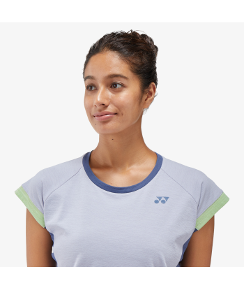 Yonex Women's Crew Neck Shirt 20770 (Mist Blue) Les êtres humains sont 