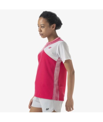 Yonex Women's Tournament Shirts 20736 (Bright Pink) de pas cher