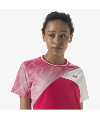 Yonex Women's Tournament Shirts 20736 (Bright Pink) de pas cher