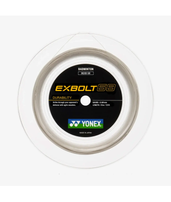 Yonex Exbolt 68 200m Badminton String (White) est présent 