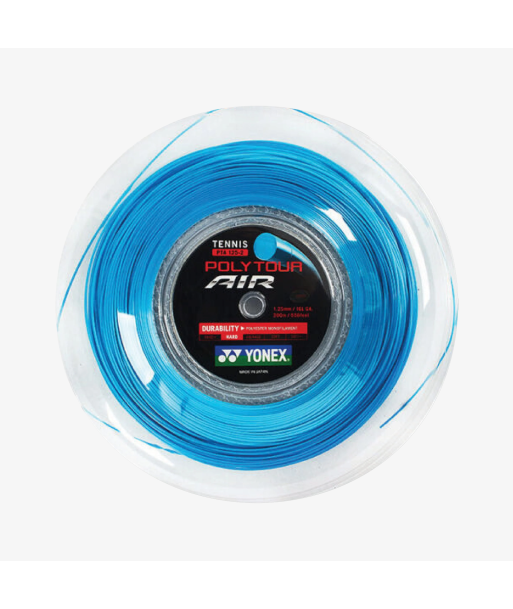 Yonex Polytour Air 125 / 16L 200m Tennis String Reel (Blue) soldes