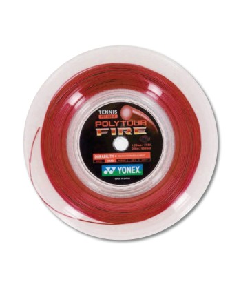 Yonex Polytour Fire 120 / 17 200m Tennis String Reel (Red) votre