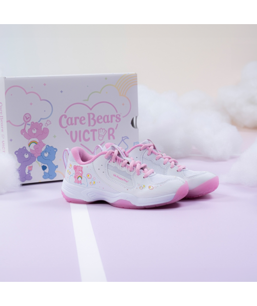 Victor x Care Bears Junior Court Shoes A-CBCJR AI (White/Pink) pas cheres