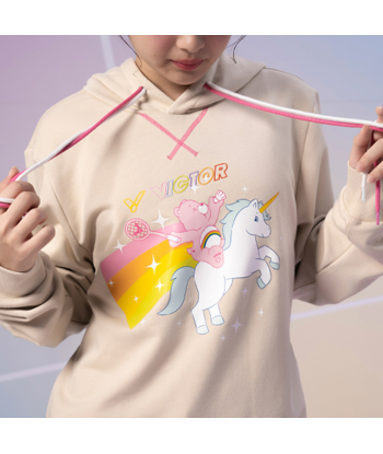 Victor x Care Bears Hoodie T-4505CBC V (Khaki) france